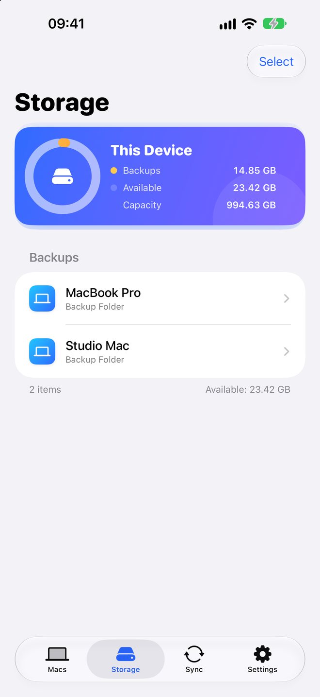 Storage overview